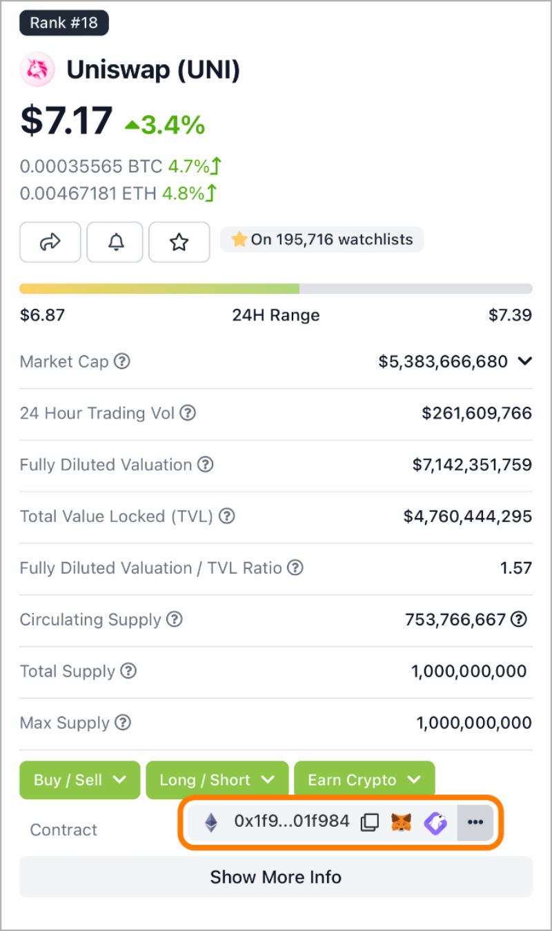 token contract