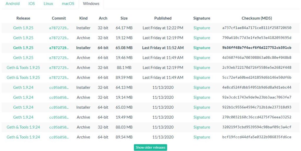 نصب کیف پول اتریوم میست والت