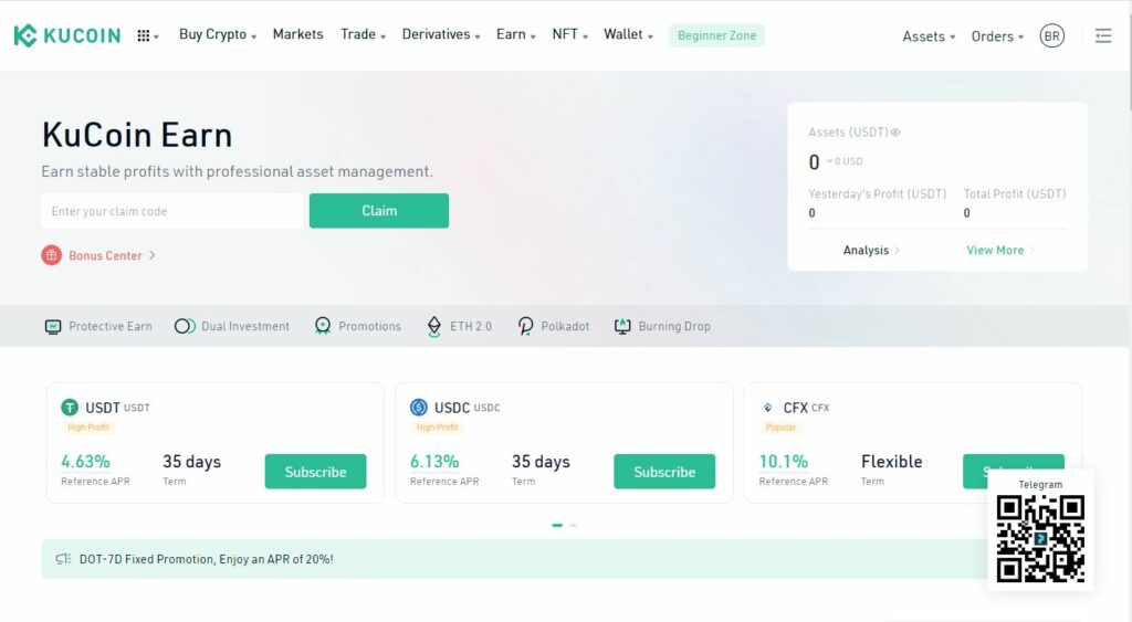 بررسی KuCoin Earn در صرافی کوکوین