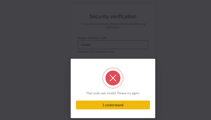 چگونه خطای تایید هویت دوعاملی در گوگل آتنتیکیتور برای ورود به بایننس را حل کنیم؟