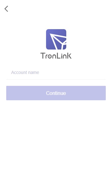 انتخاب اسم برای کیف پول ترون لینک