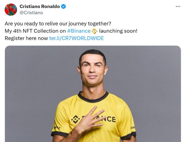 cristiano-ronaldo-unveils-4th-nft-collection-binance-lawsuit