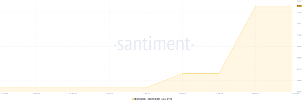 انباشت لایت کوین توسط نهنگ‌ها آلت کوین