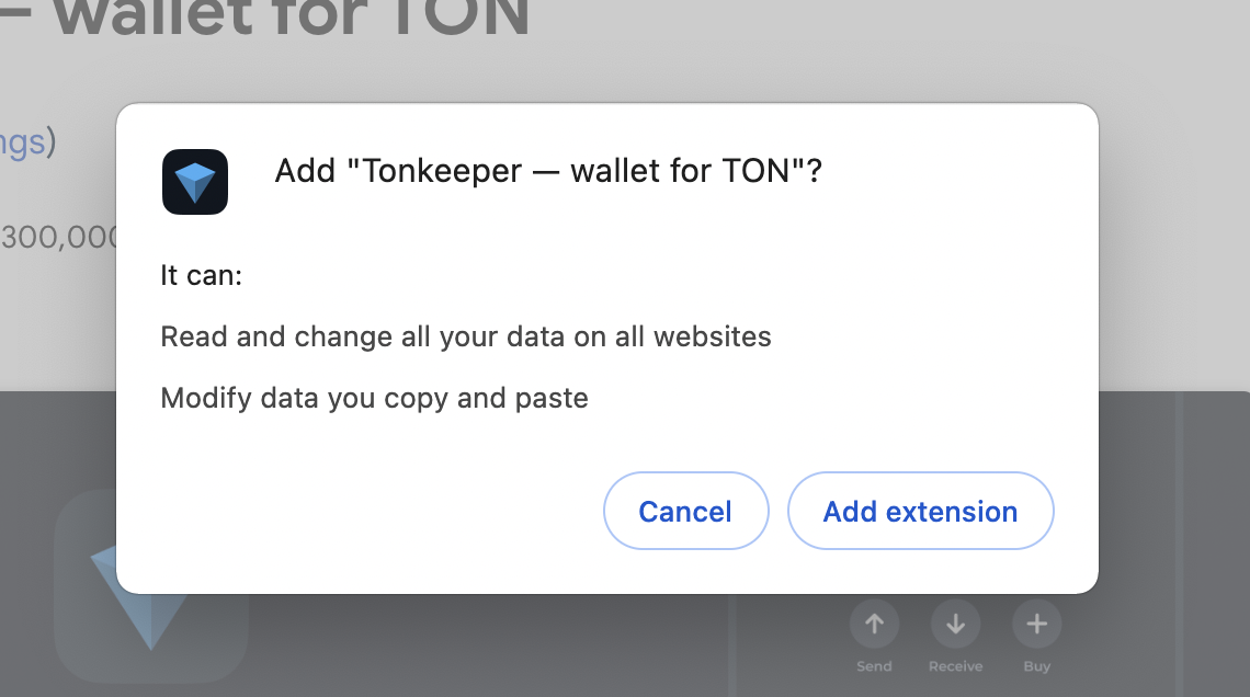 آموزش نصب نسخه مرورگر کامپیوتر کیف پول Tonkeeper